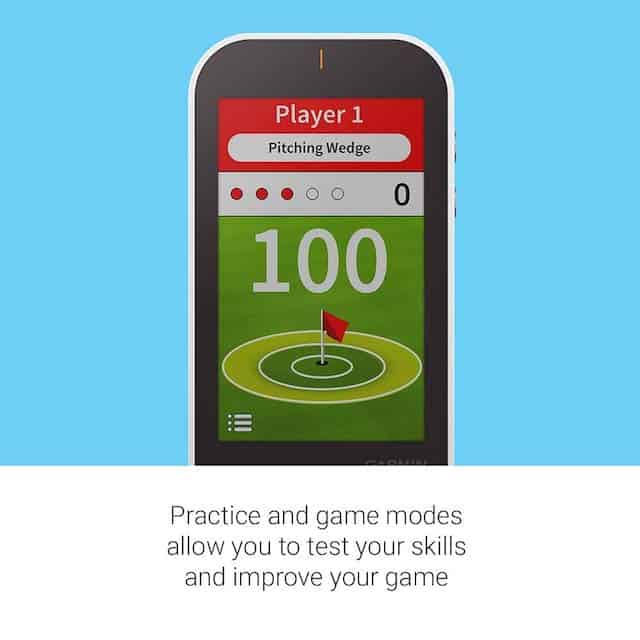 Garmin Approach G80 Golf GPS Practice and Game Modes