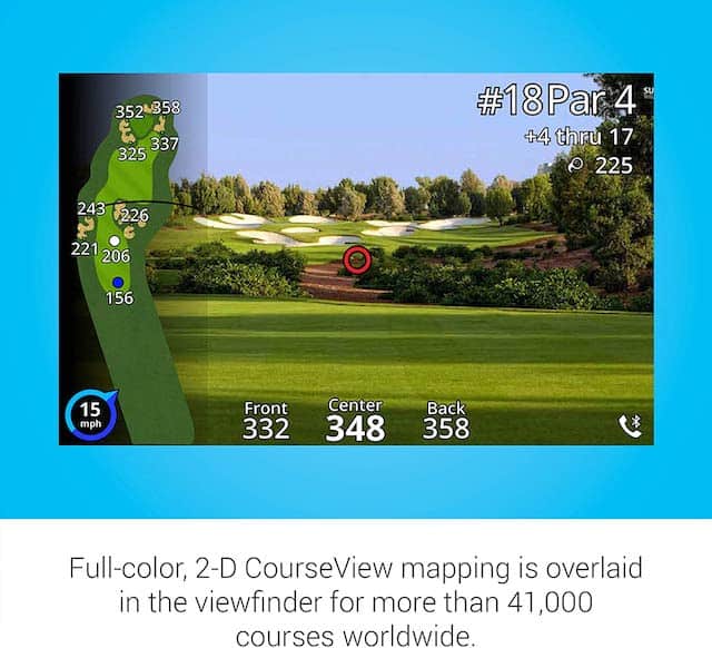 Garmin Approach Z82 2D View